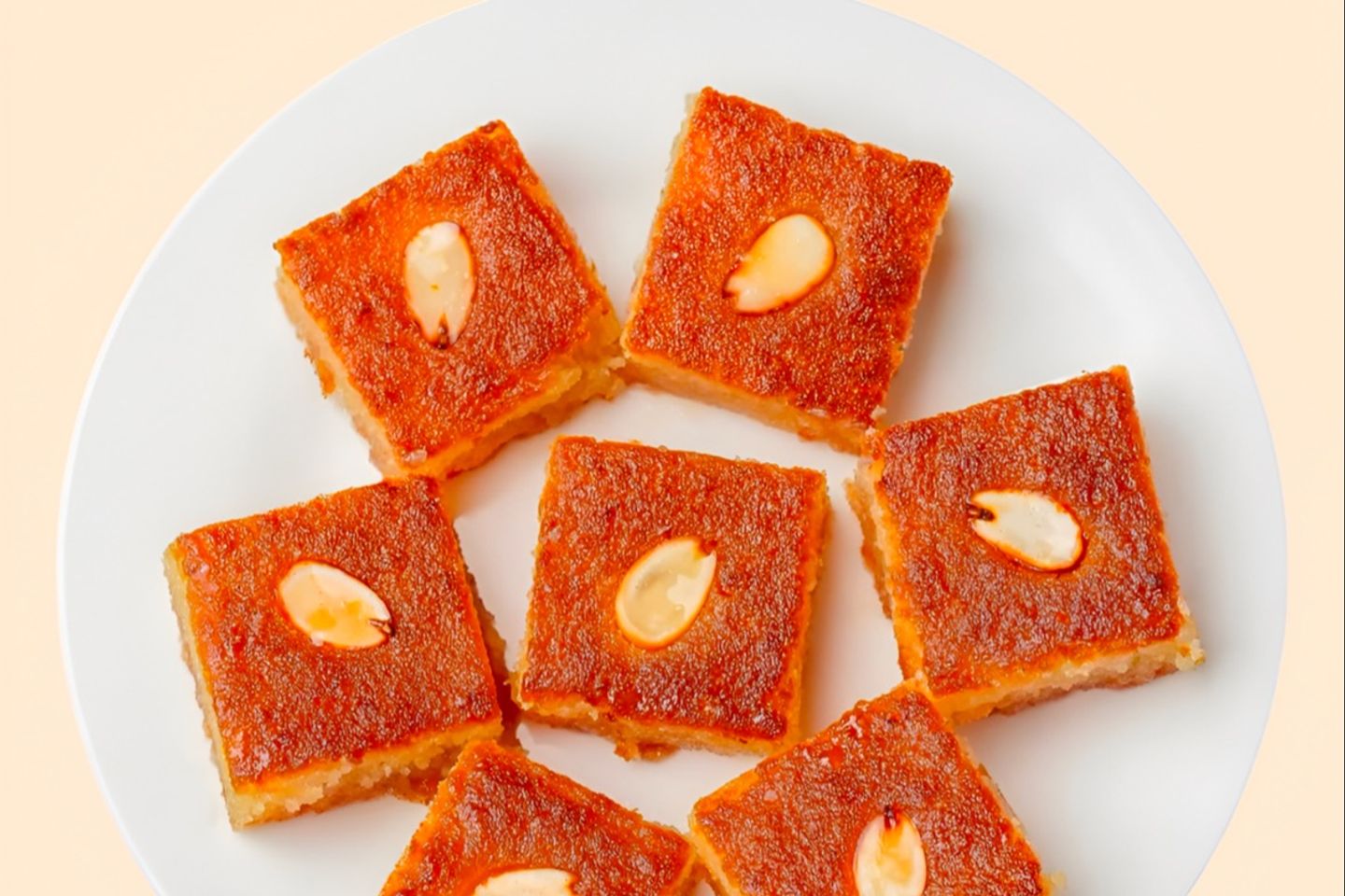 بسبوسة اللوز  - صغير