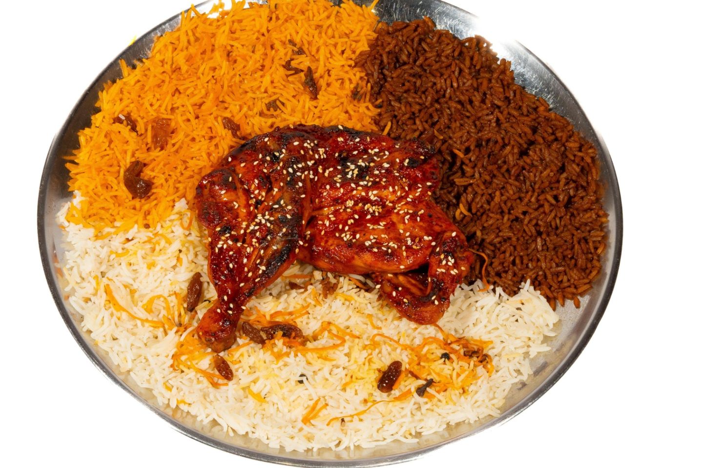Peri Peri Chicken On Charcoal With Rice - Half Chicken