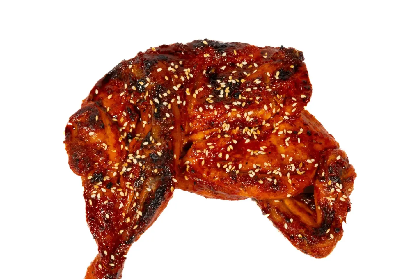 Charcoal Chicken With Honey Without Rice - Half Chicken