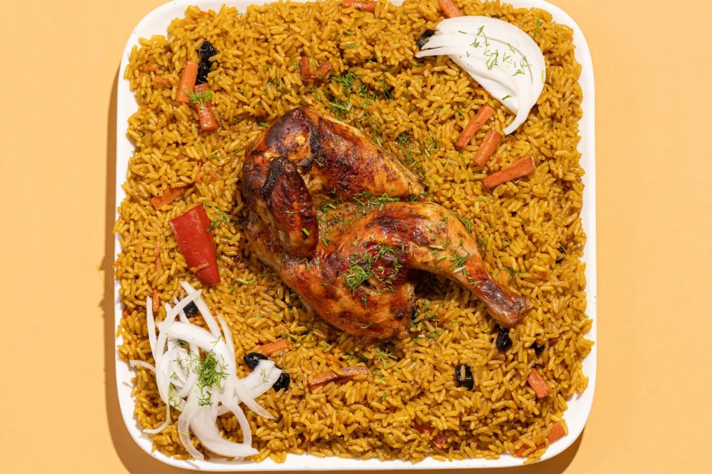 بخاري سعودي نص حبه دجاج - نص حبة دجاج