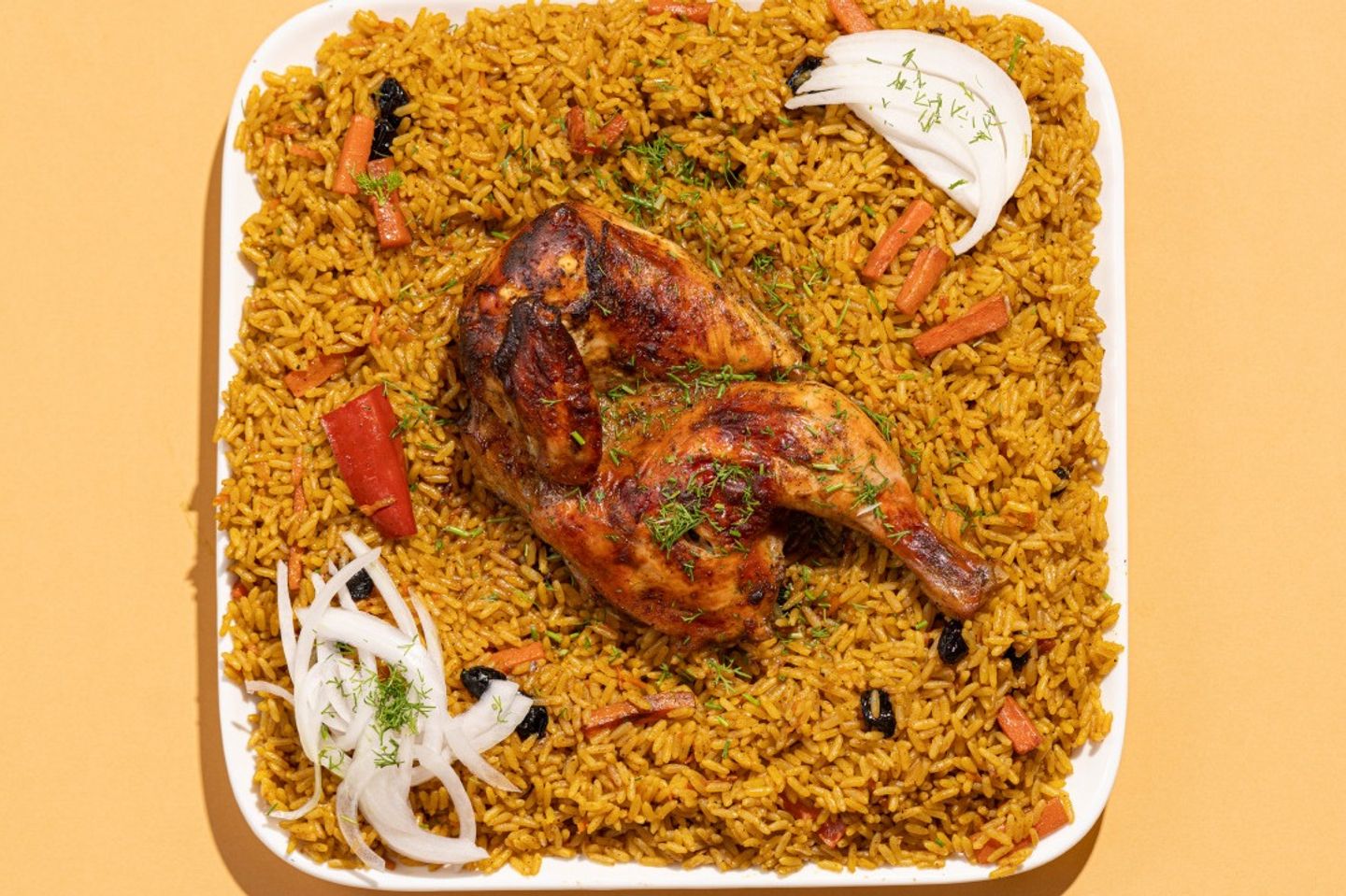 بخاري سعودي نص حبه دجاج - نص حبة دجاج