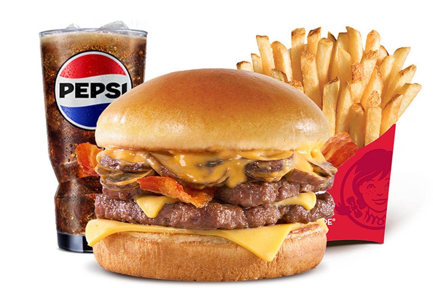 Mushroom Melt Deluxe Combo Meal - Regular