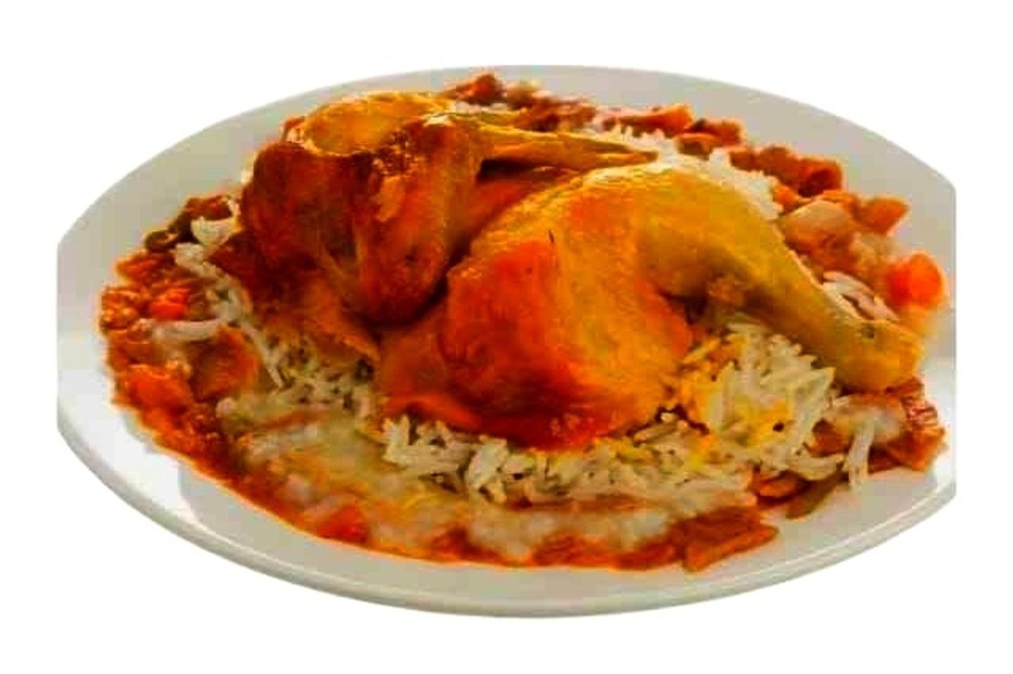 Mathloutha Chicken  - Full Peshawar Rice