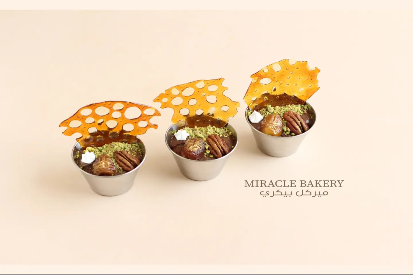 Mini Caramel Dates Cake - 3 Cups