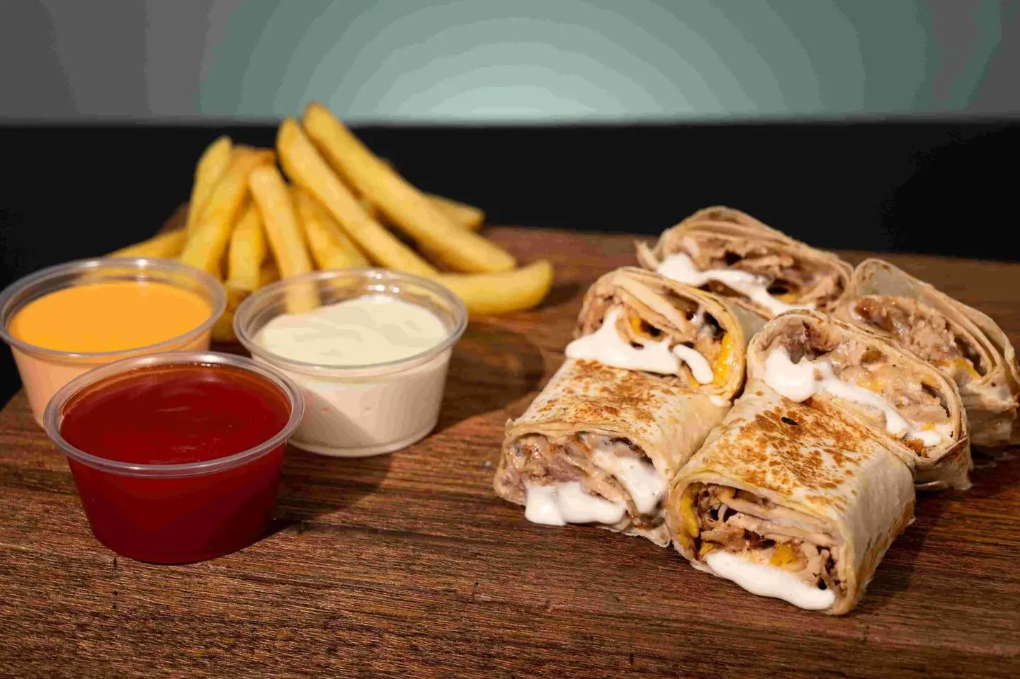 عربي مع بطاطس وصوص - حراق