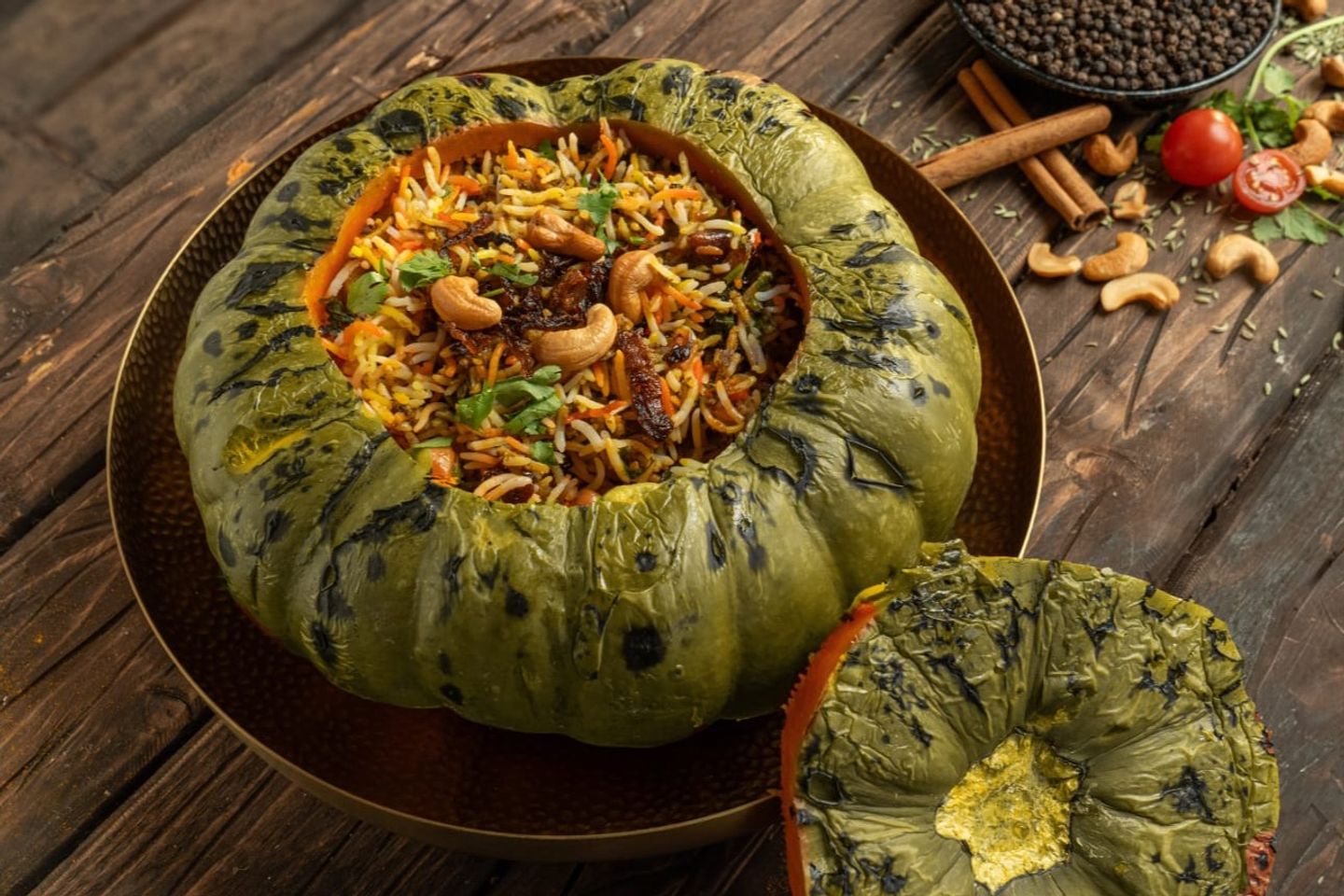 Pumpkin Naan Biryani - Large