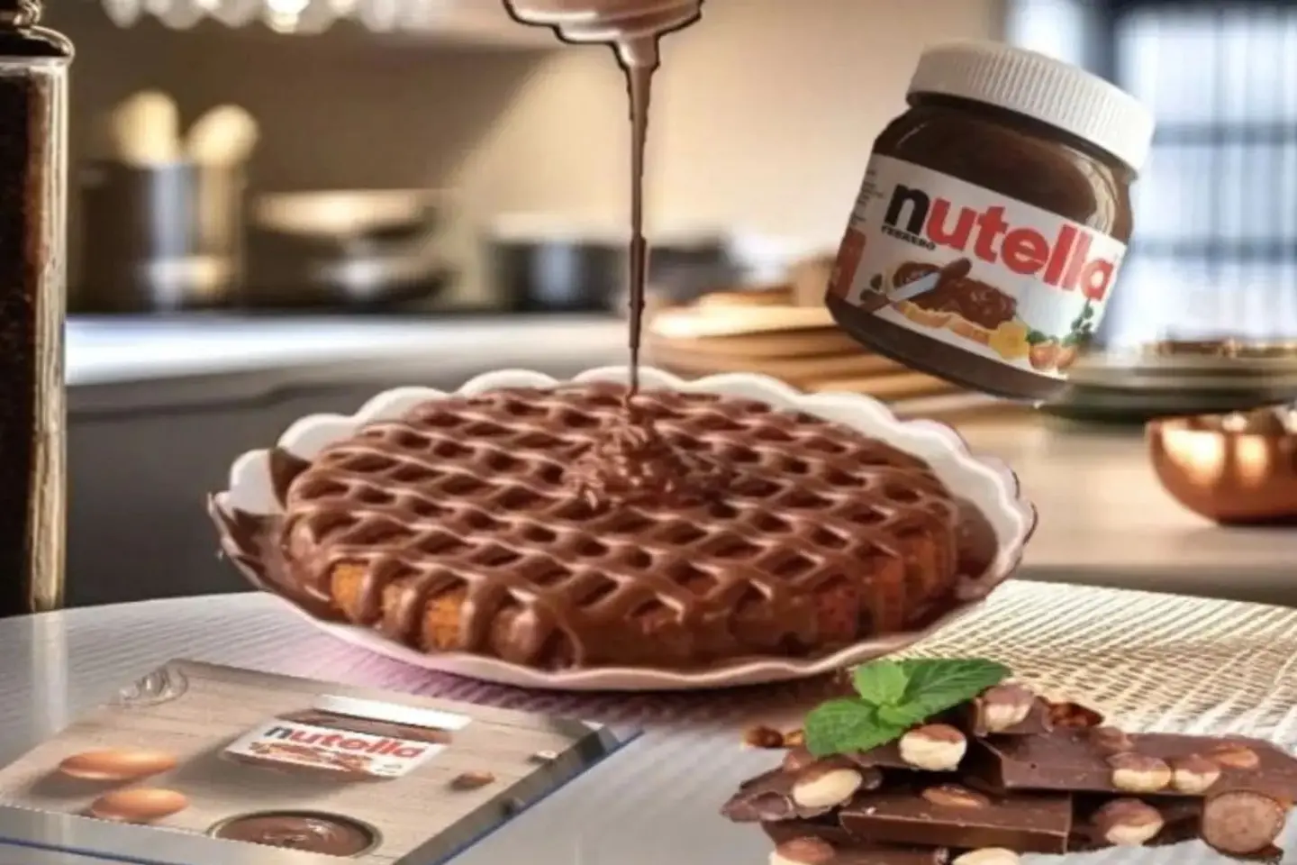 كنافة قشطة نوتيلا - عادي