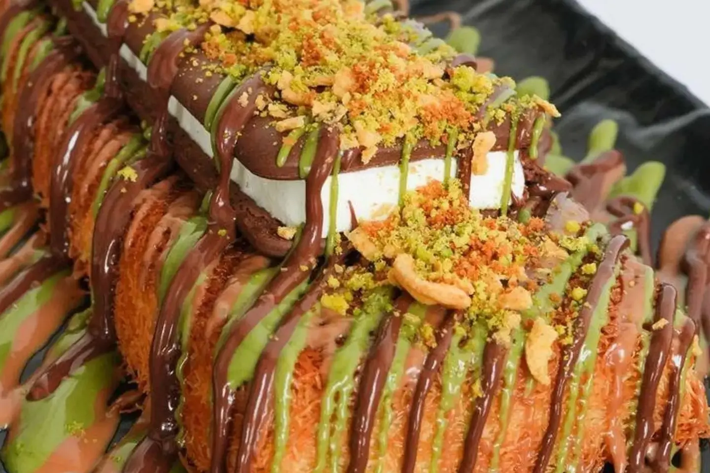 كنافة قشطة ايسكريم - عادي