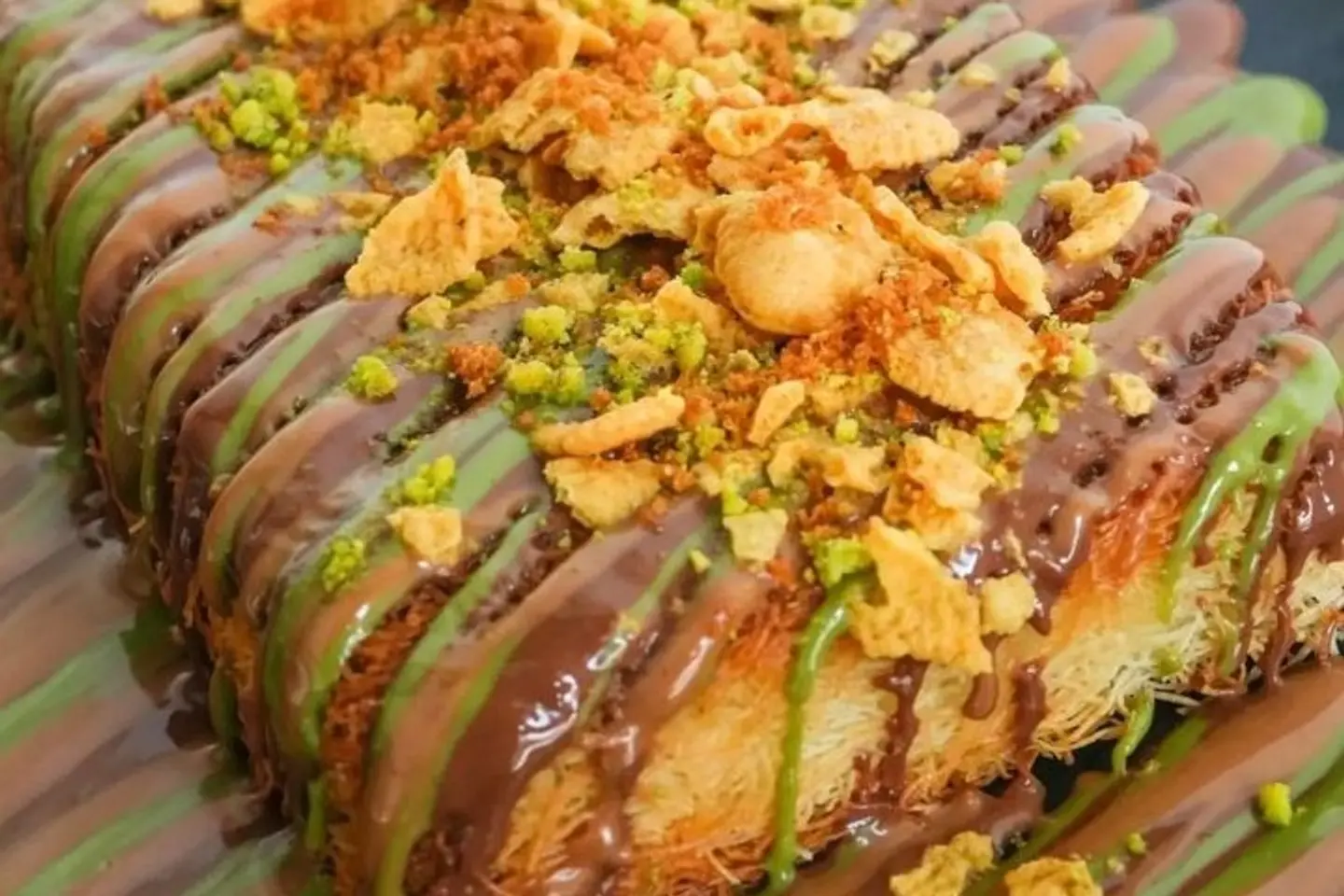 كنافة قشطة مستطيل - صغير