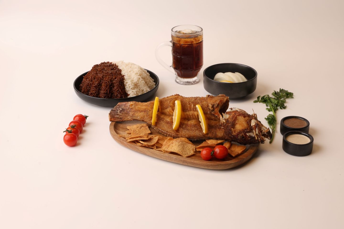 Grouper Fish Meal - Fried