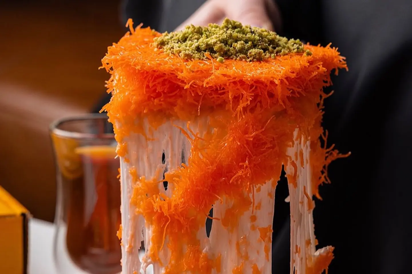 كنافة نابلسية خشنة جبنة - وسط