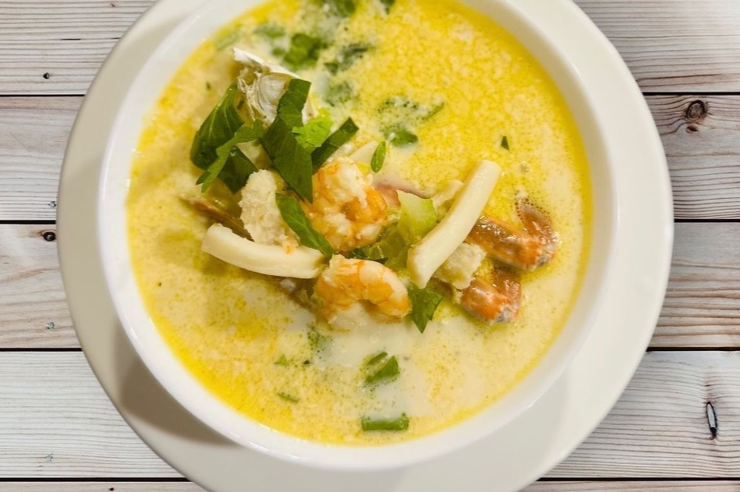 شوربة جمبري كريمة  - كبير