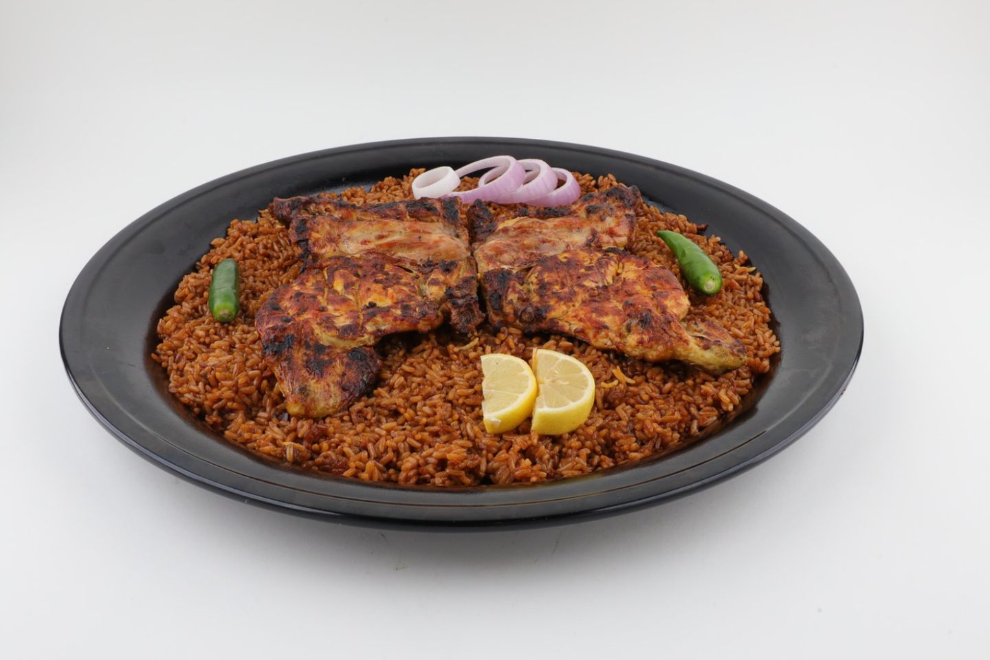 دجاج  فحم أحمر - نص