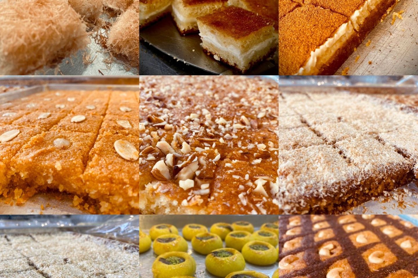 Mixed Oriental Sweets Dish - 250 Grams
