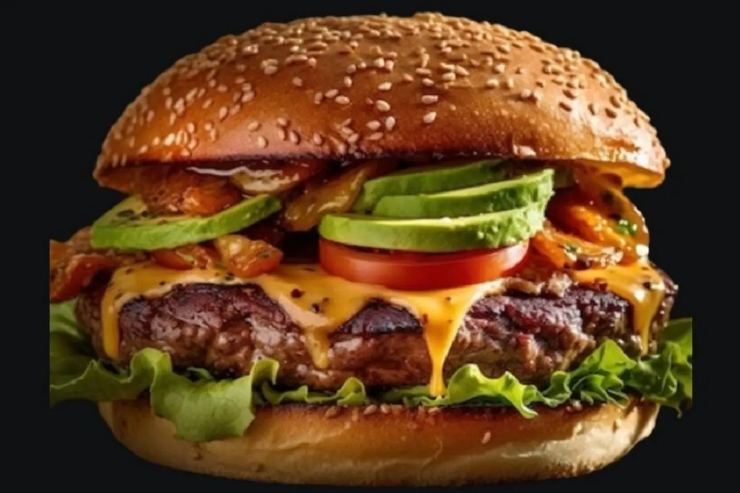 Expanded Avocado Beef Burger - 70 Grams