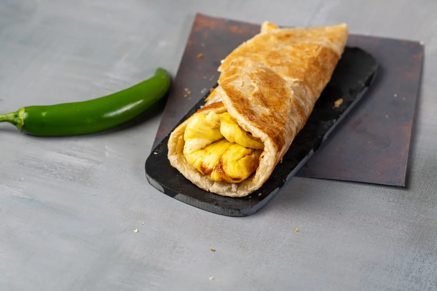 Fried Egg Chapati - Chapati