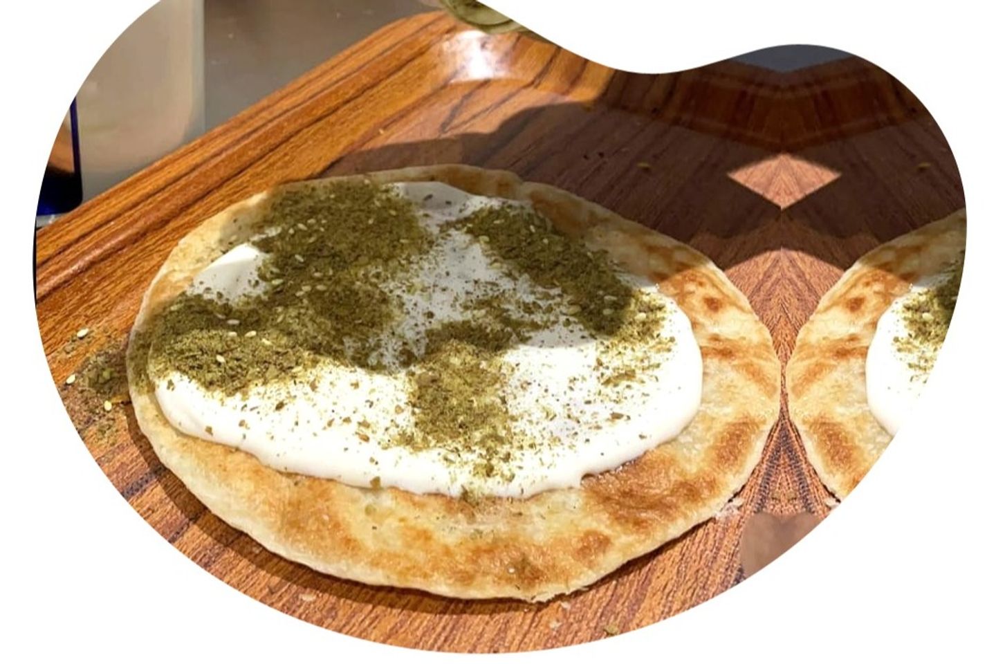Labneh With Thyme Chapati - Bread
