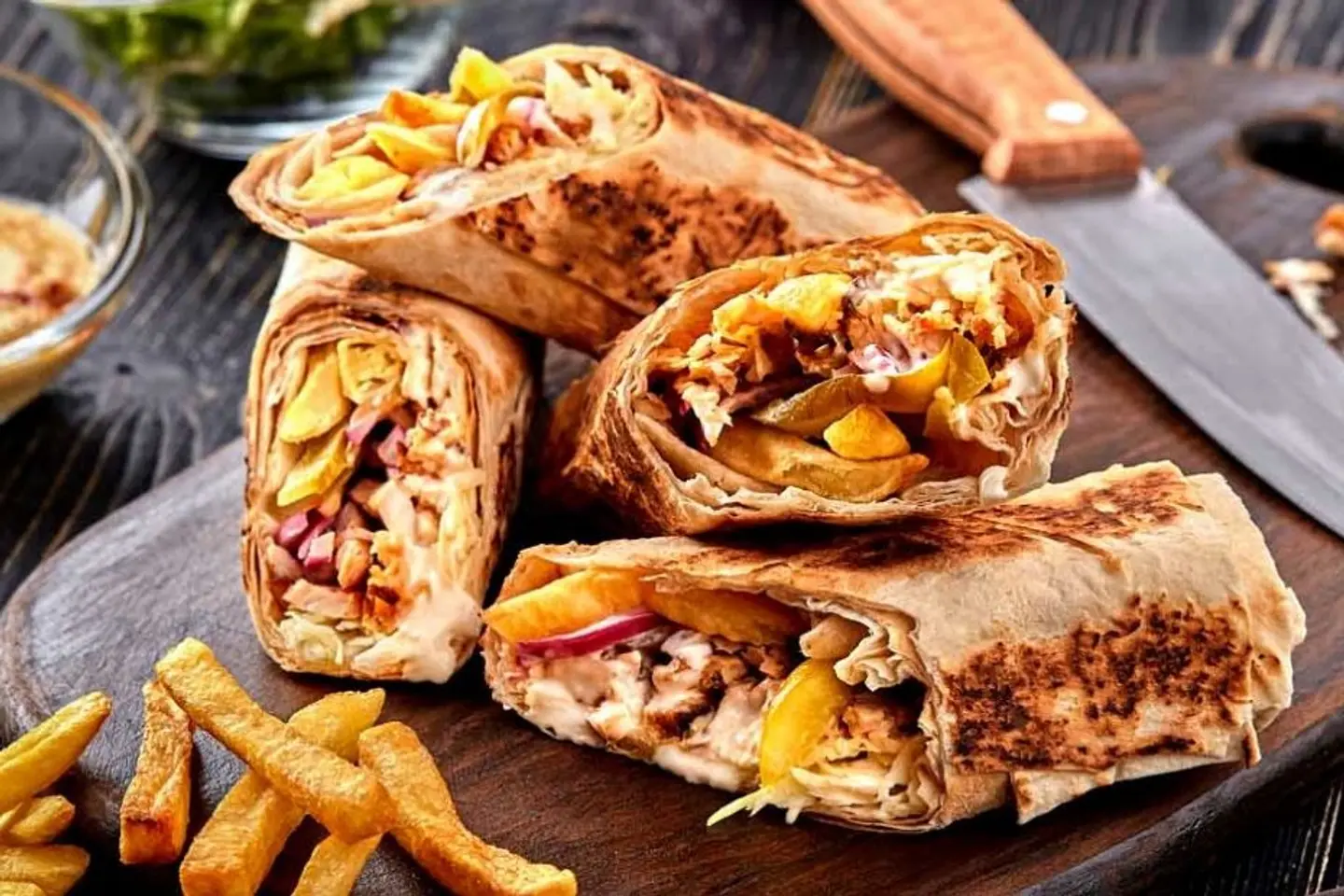 شاورما عربي دجاج  - شاورما عربي دجاج -دجاج