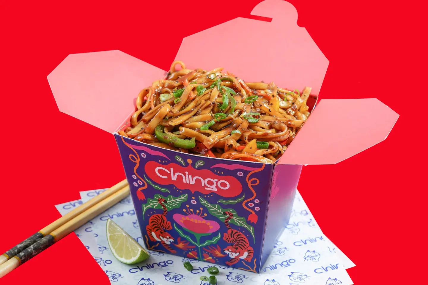 Black Pepper Noodles  - Chicken