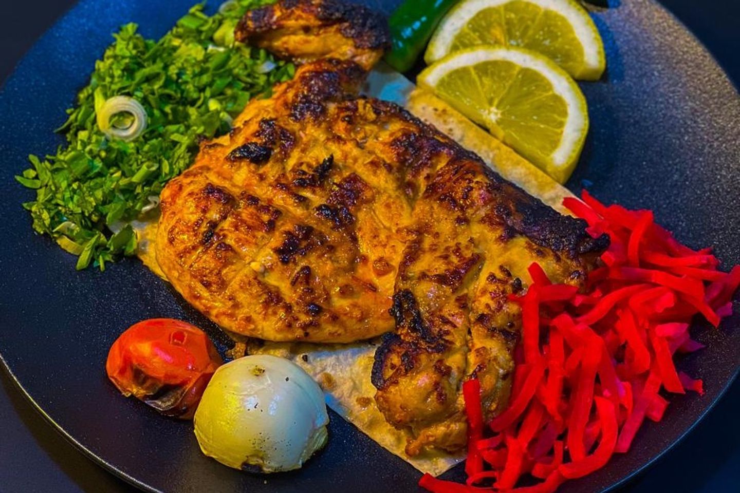 Half Charcoal Chicken - Plain