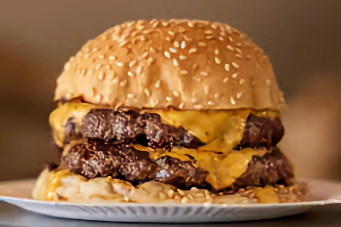 Double Beef Burger - Plain