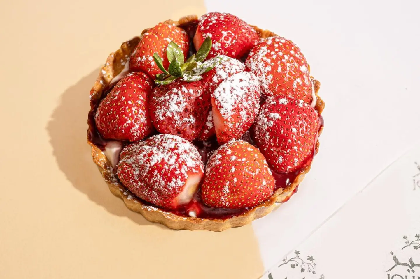 Strawberry Tart - Large Size For 8 To 9 People