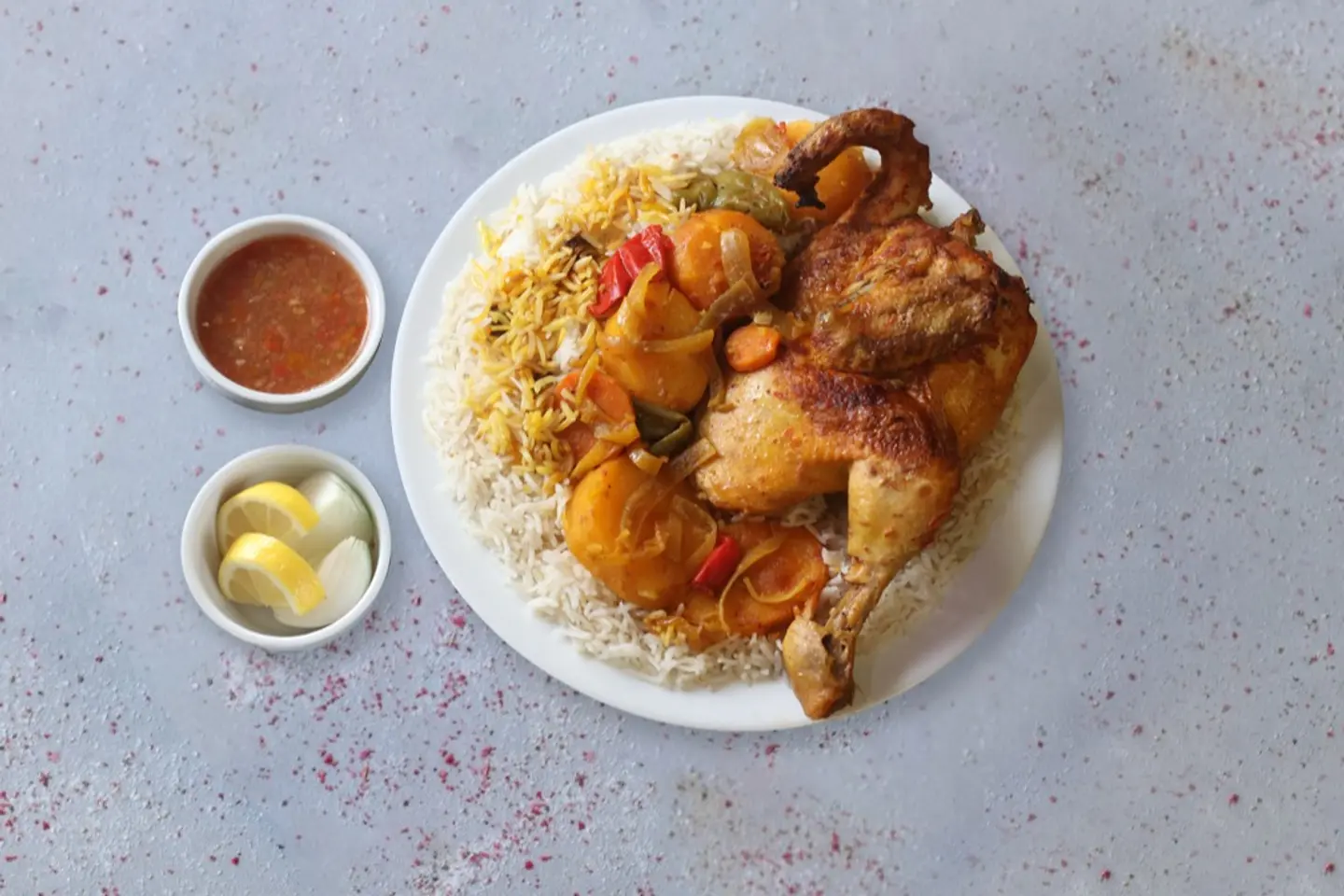 Oven Baked Chicken With Potatoes - Quarter Of A Chicken