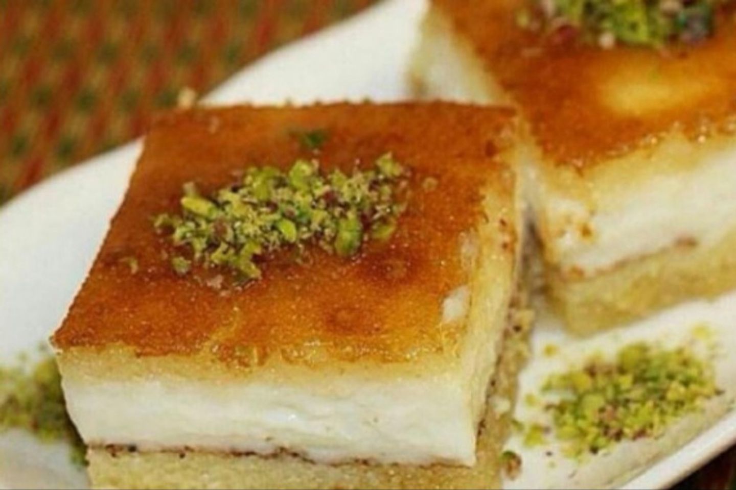 بسبوسة قشطة - نصف كيلو