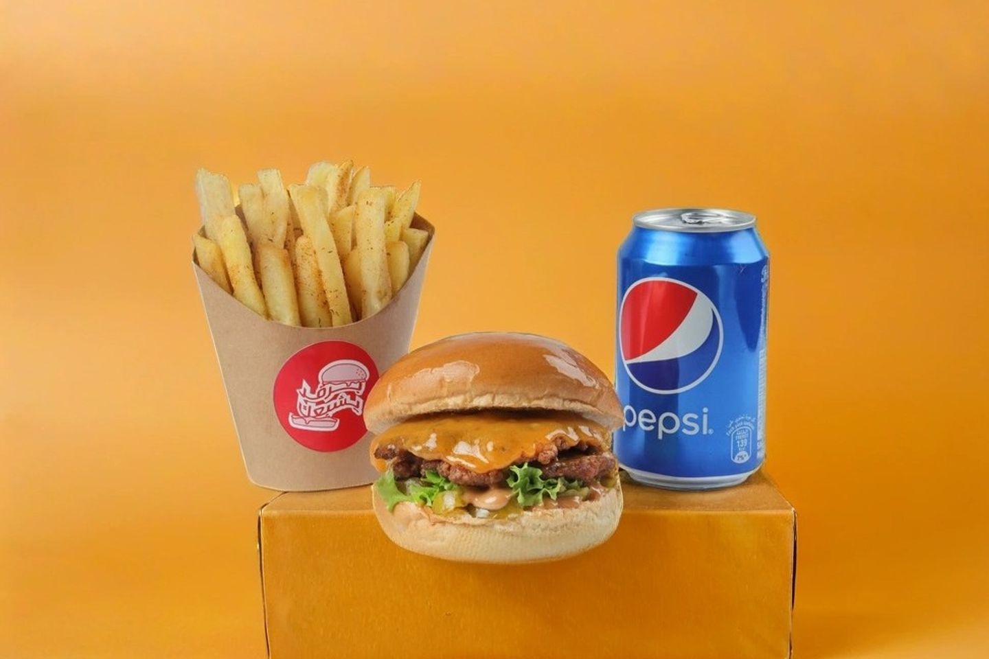 برجر دجاج - كومبو