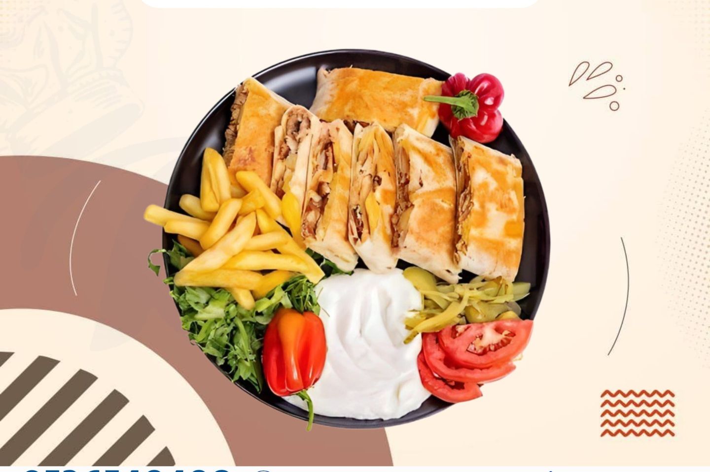 Arabic Chicken Shawarma Plate  - Small