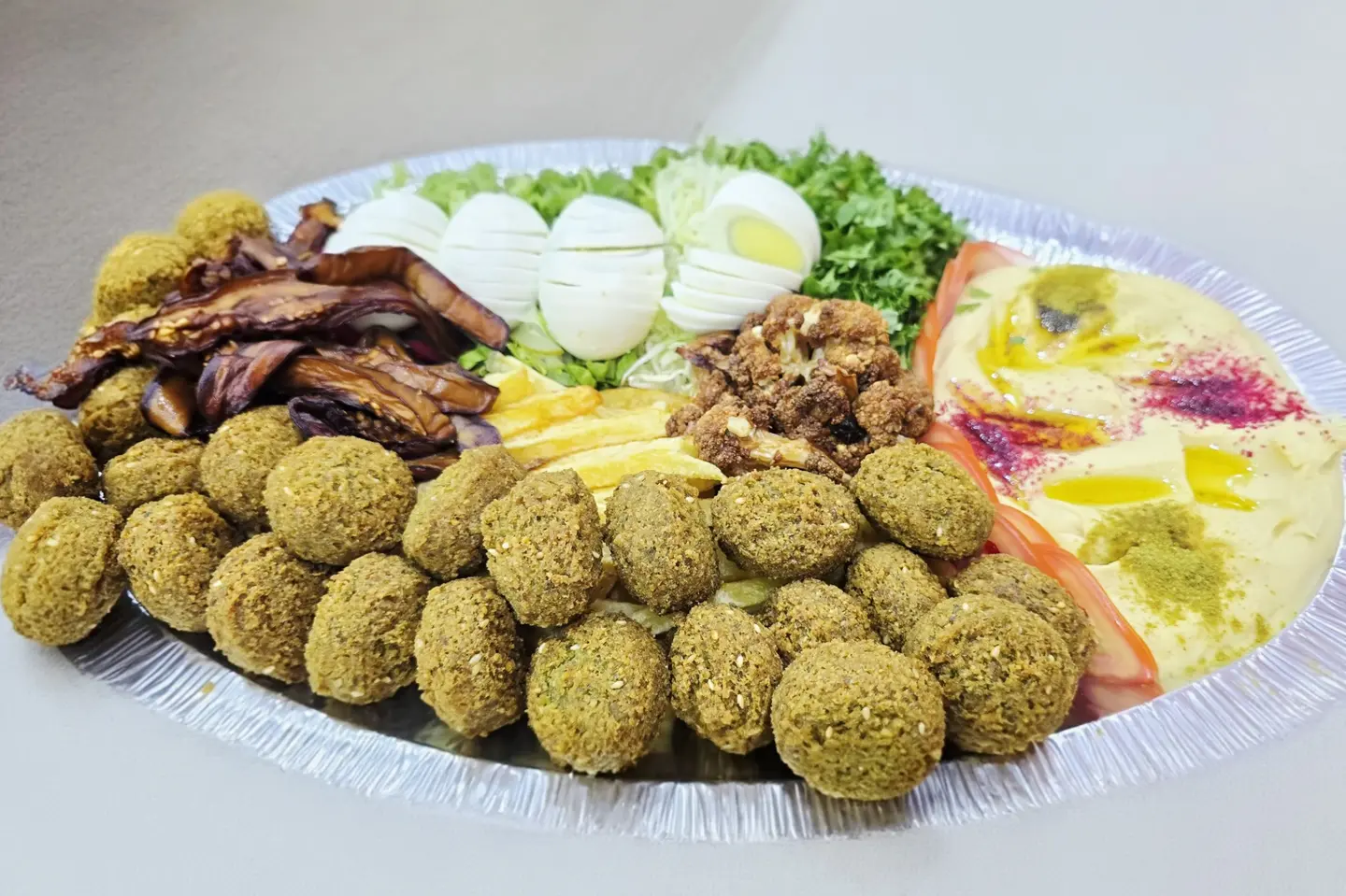 صحن فلافل - صغير