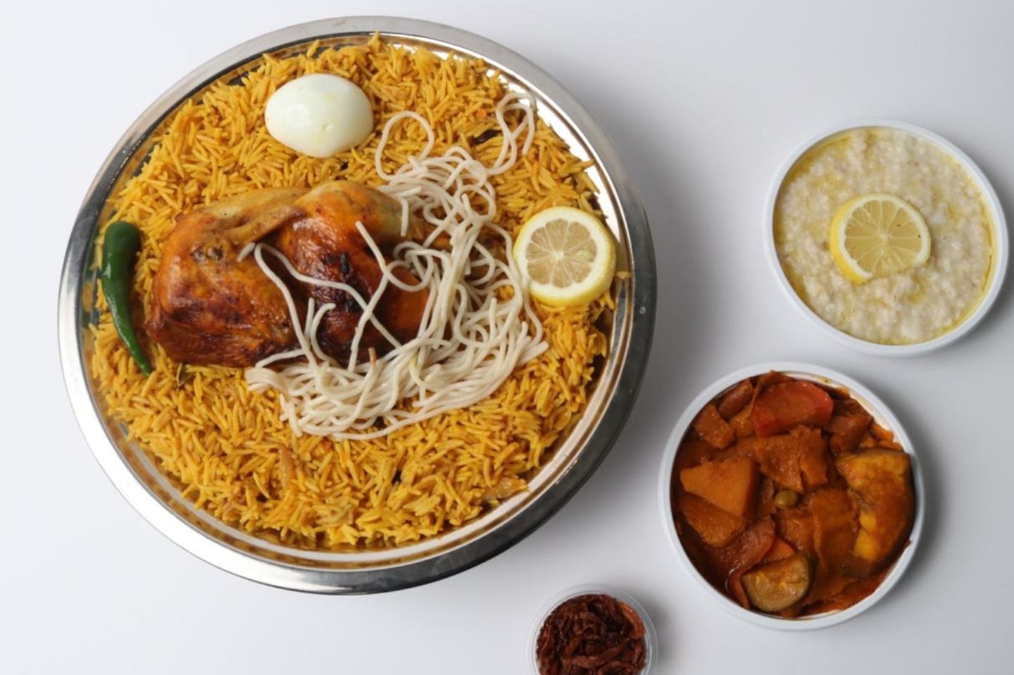 دجاج مندي مع الأرز - ربع دجاجة