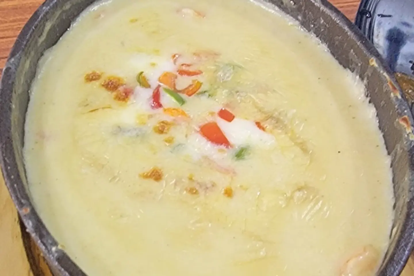 طاجن مصري سلمون أو كنعد أو روبيان أو مكس بالكريمة - روبيان