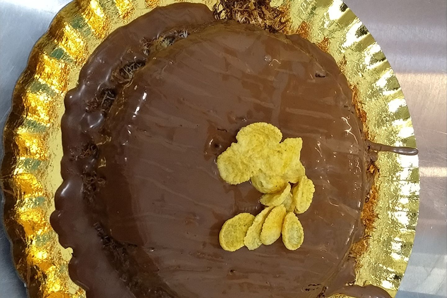 كنافه قشطه سنكرز - كنافه قشطه اسنكرز صغير