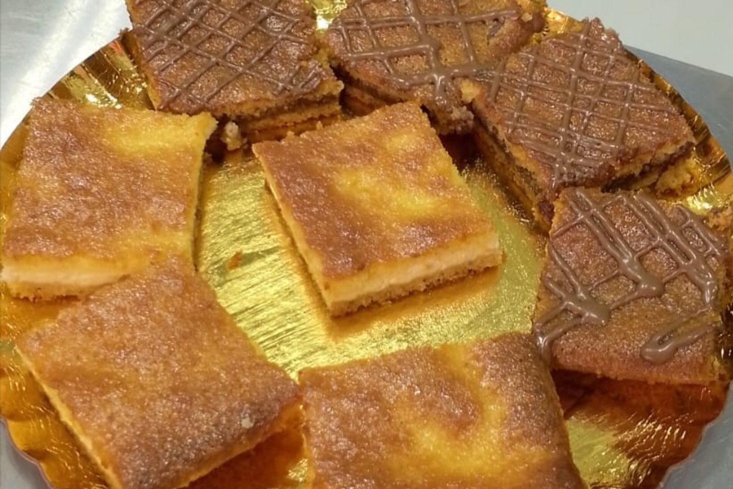 بسبوسة بالقشطة - بسبوسه بلقشطه كبير