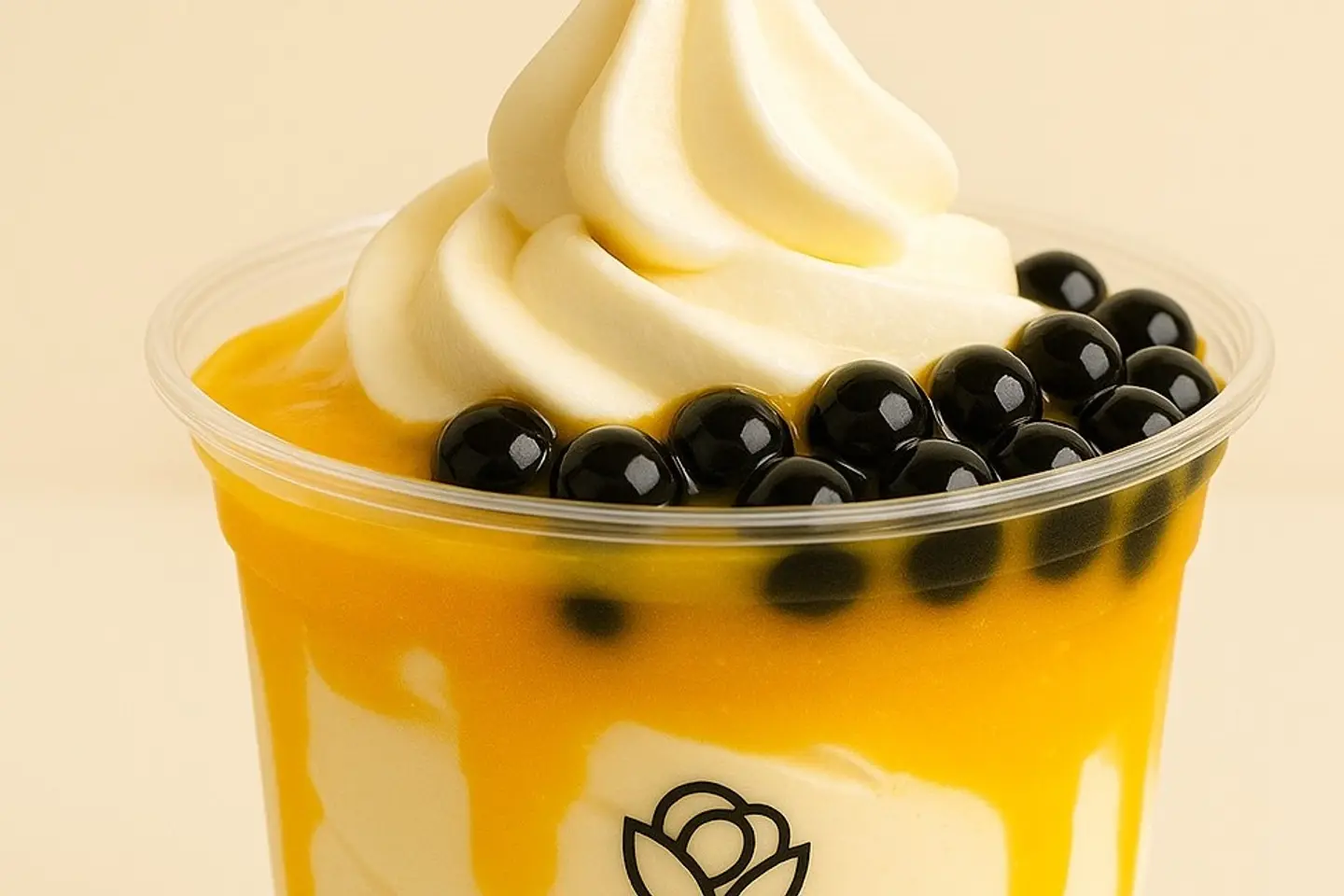 Mango Boba Ice Cream - Large