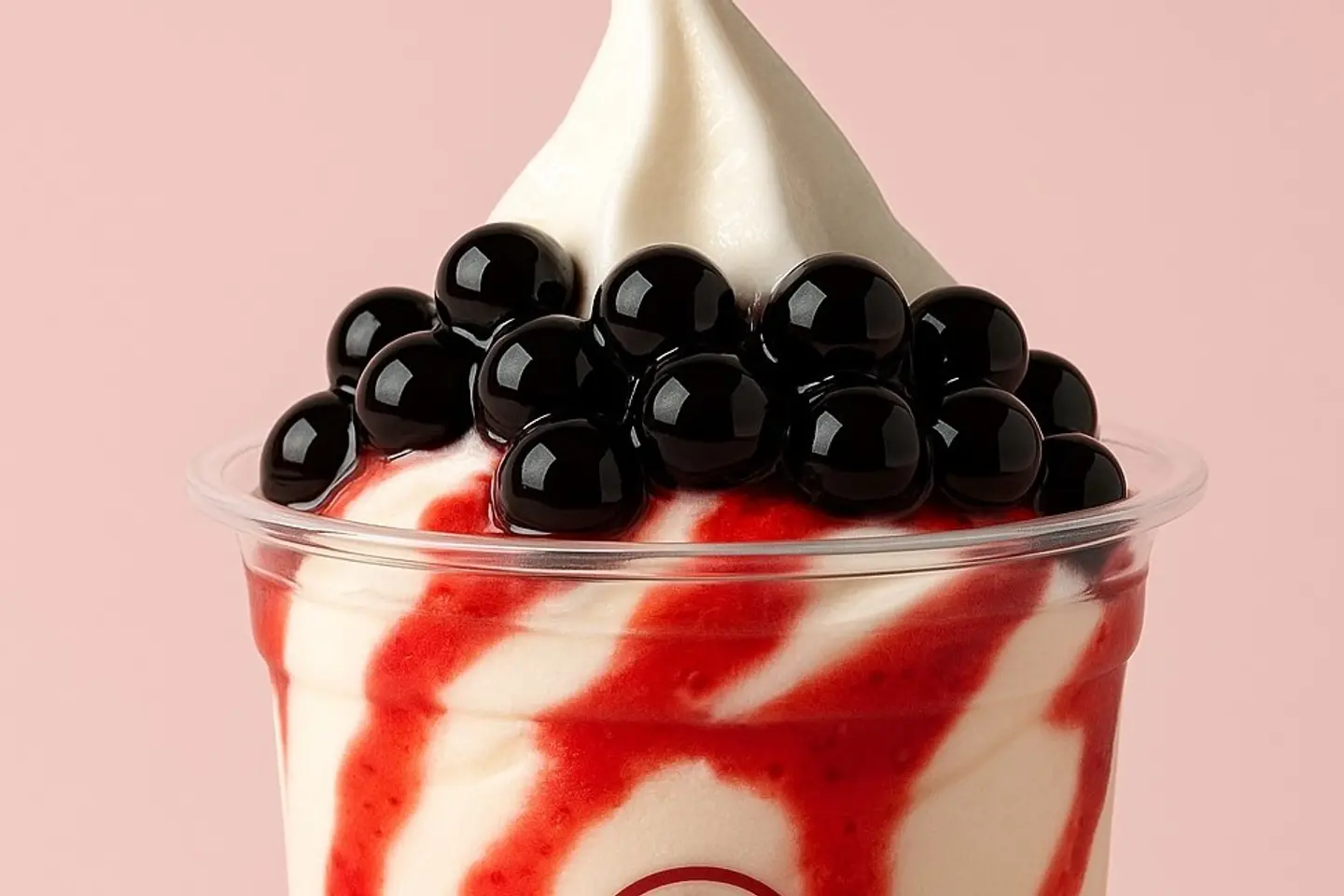 Strawberry Boba Ice Crea - Medium