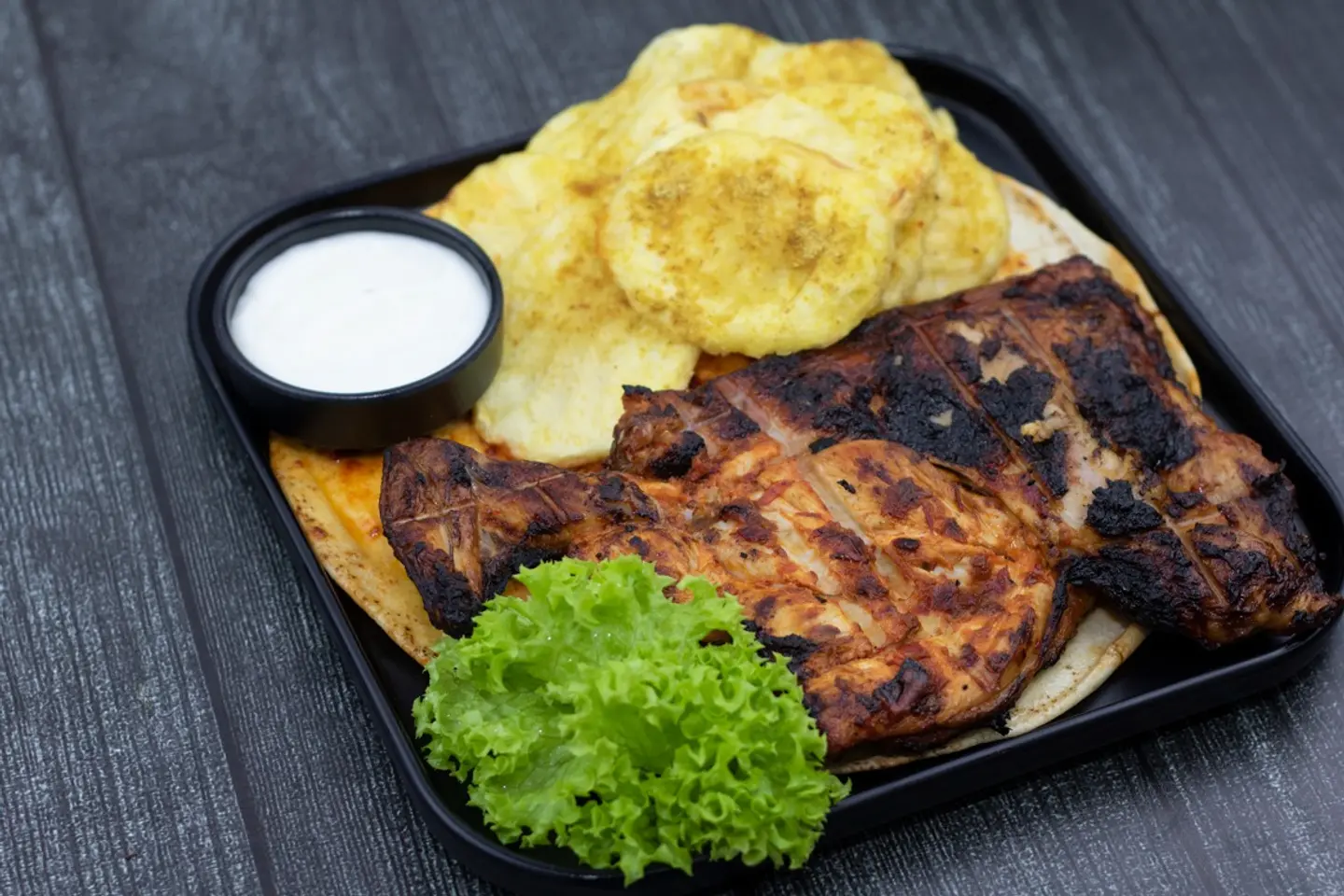 Fresh Shami Chicken On Charcoal - Half A Chicken