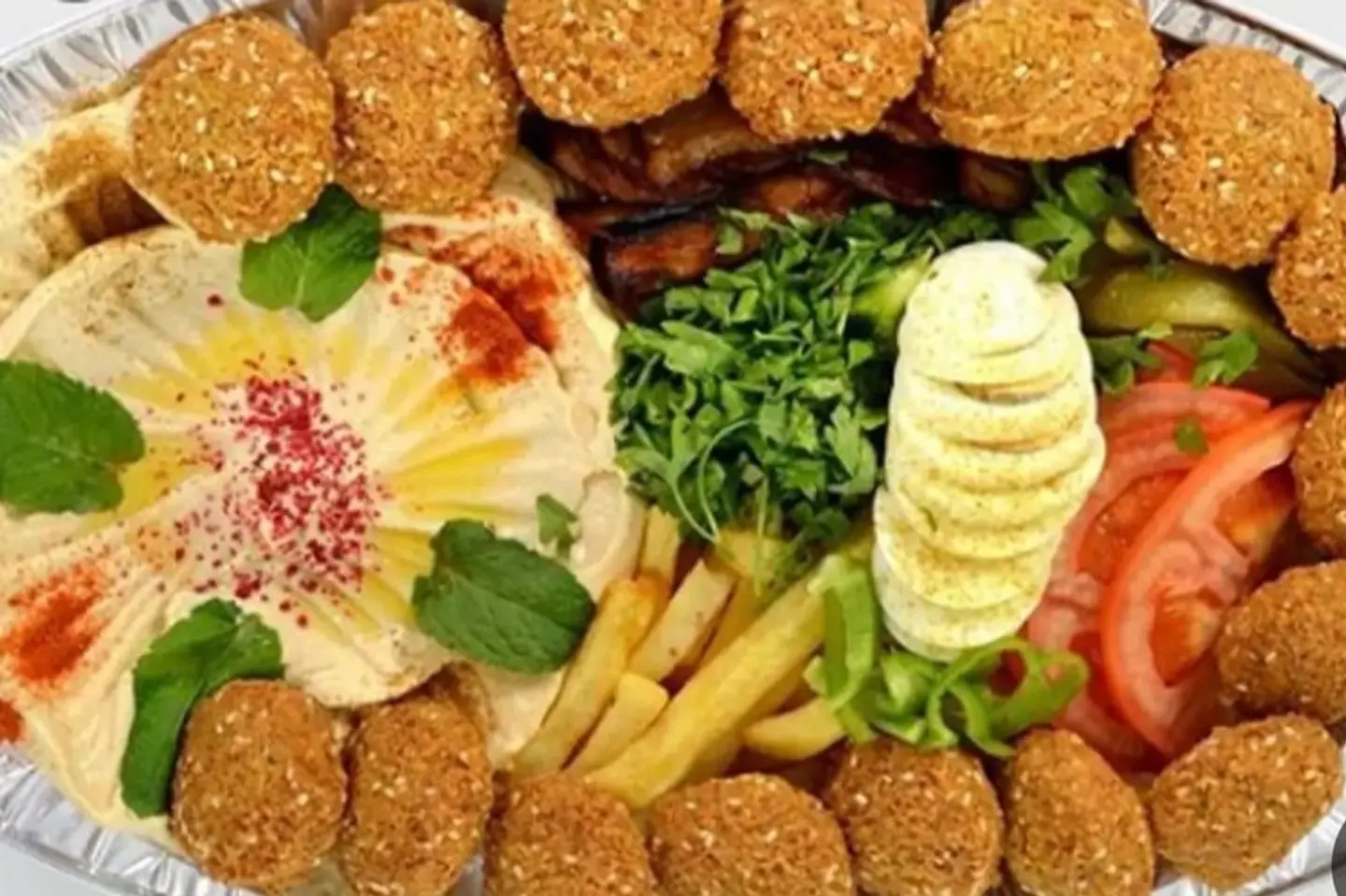 Mixed Falafel Plate - Middle