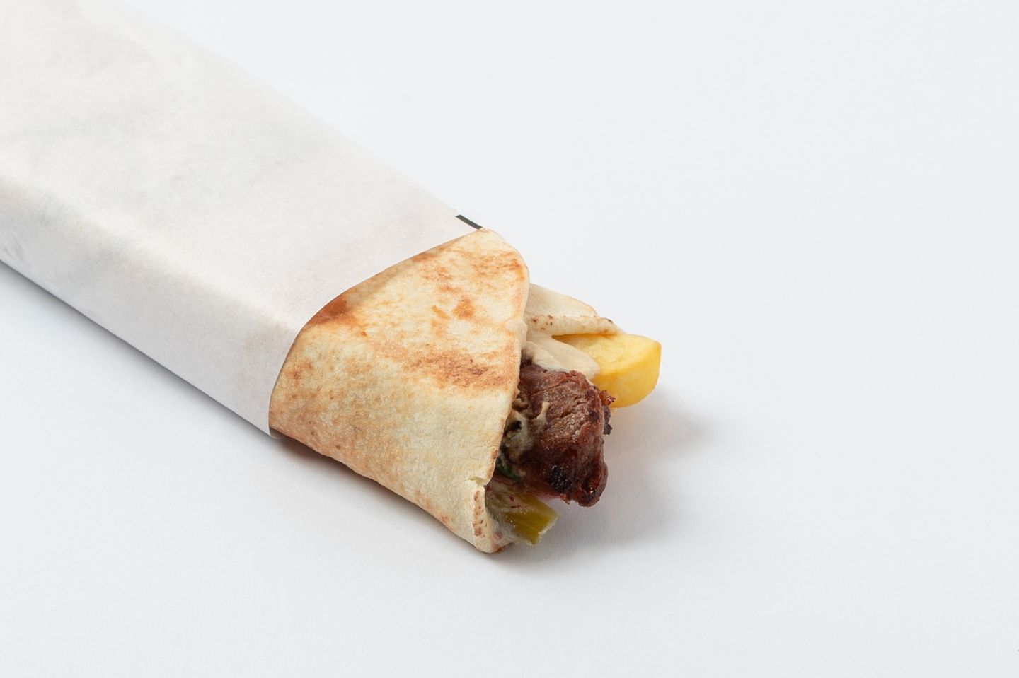 Indian Meat Awsal - Lebanese Bread