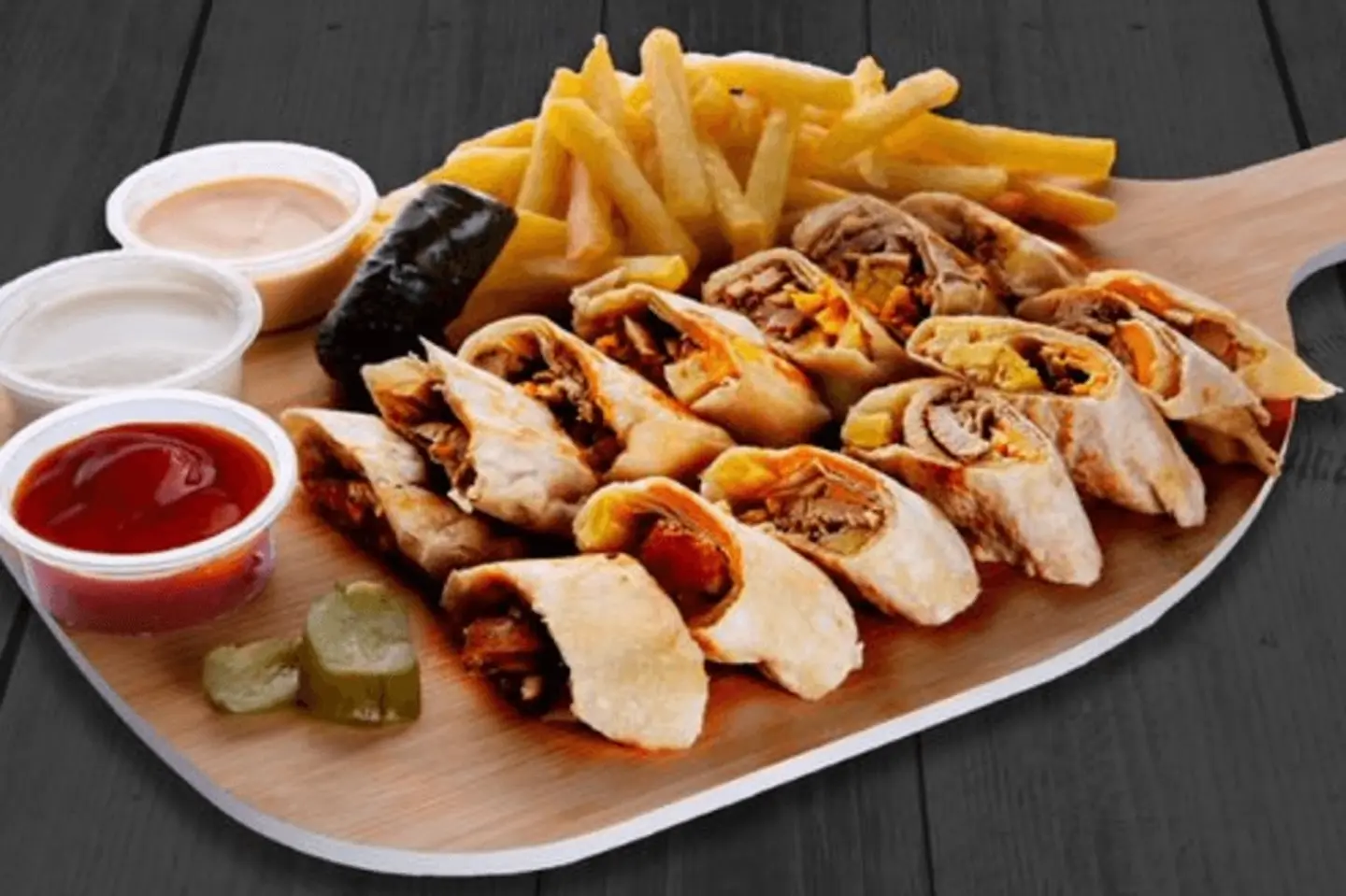 شاورما نفر ونص - بالجبن