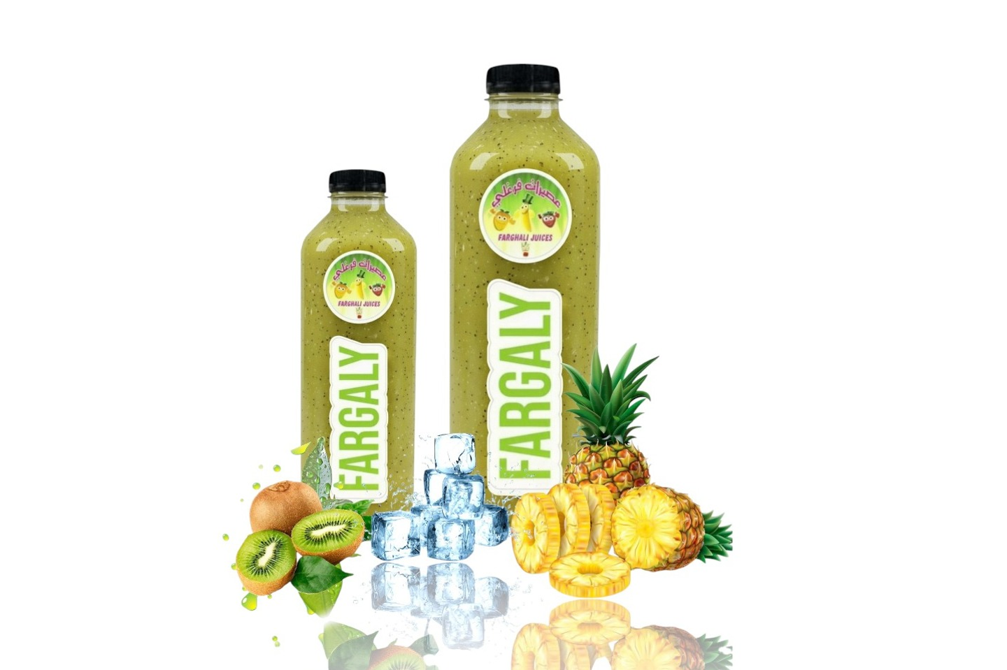 سموذي كيوي اناناس - صغير