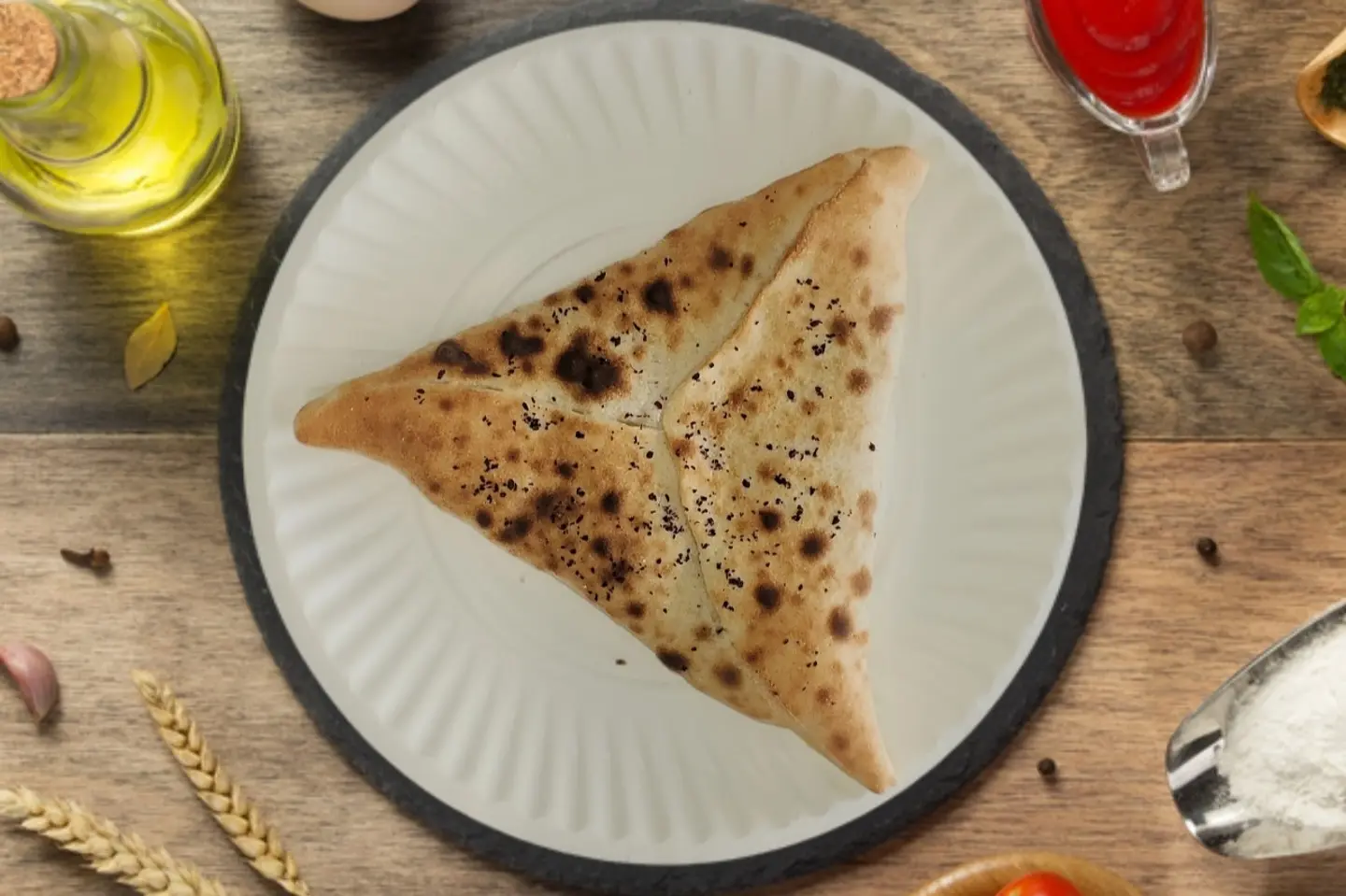 سبانخ مع بيض - صغير