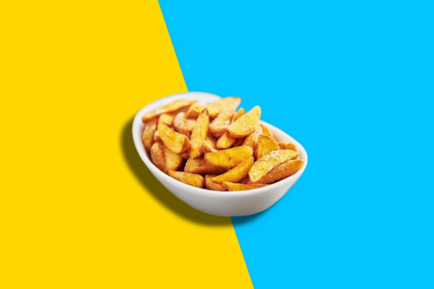 بطاطس ويدجز - وسط