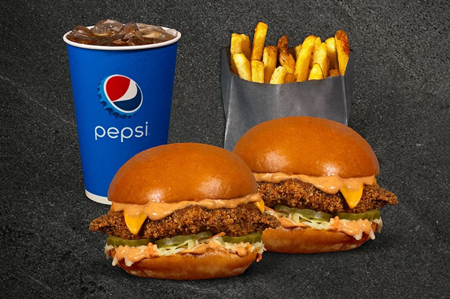 Two Thirds Meal Crispy - Fries Drink Medium