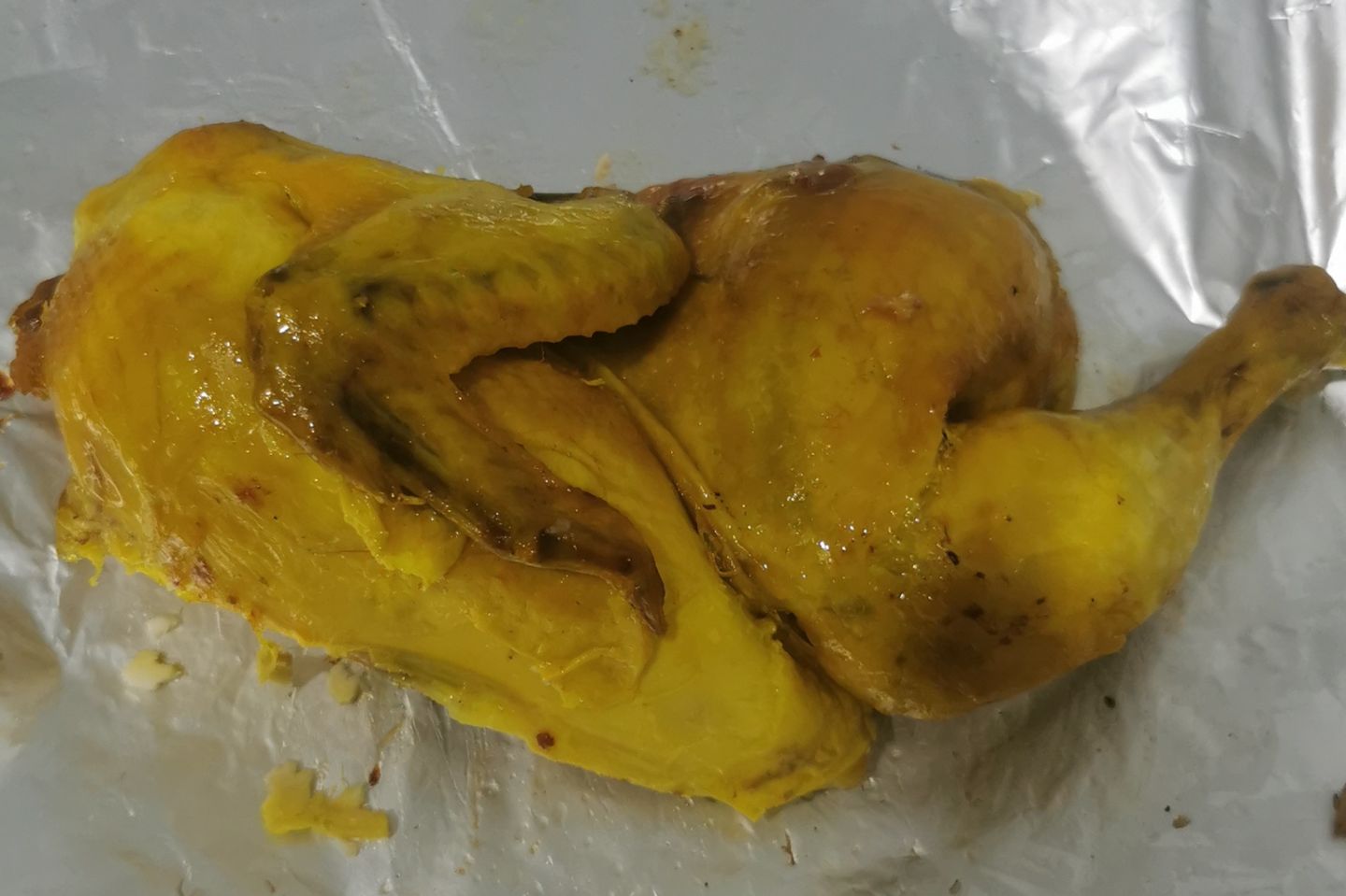 دجاج مندي  - نص دجاجة
