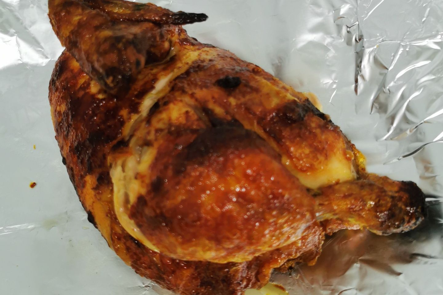دجاج شواية  - نص دجاجة