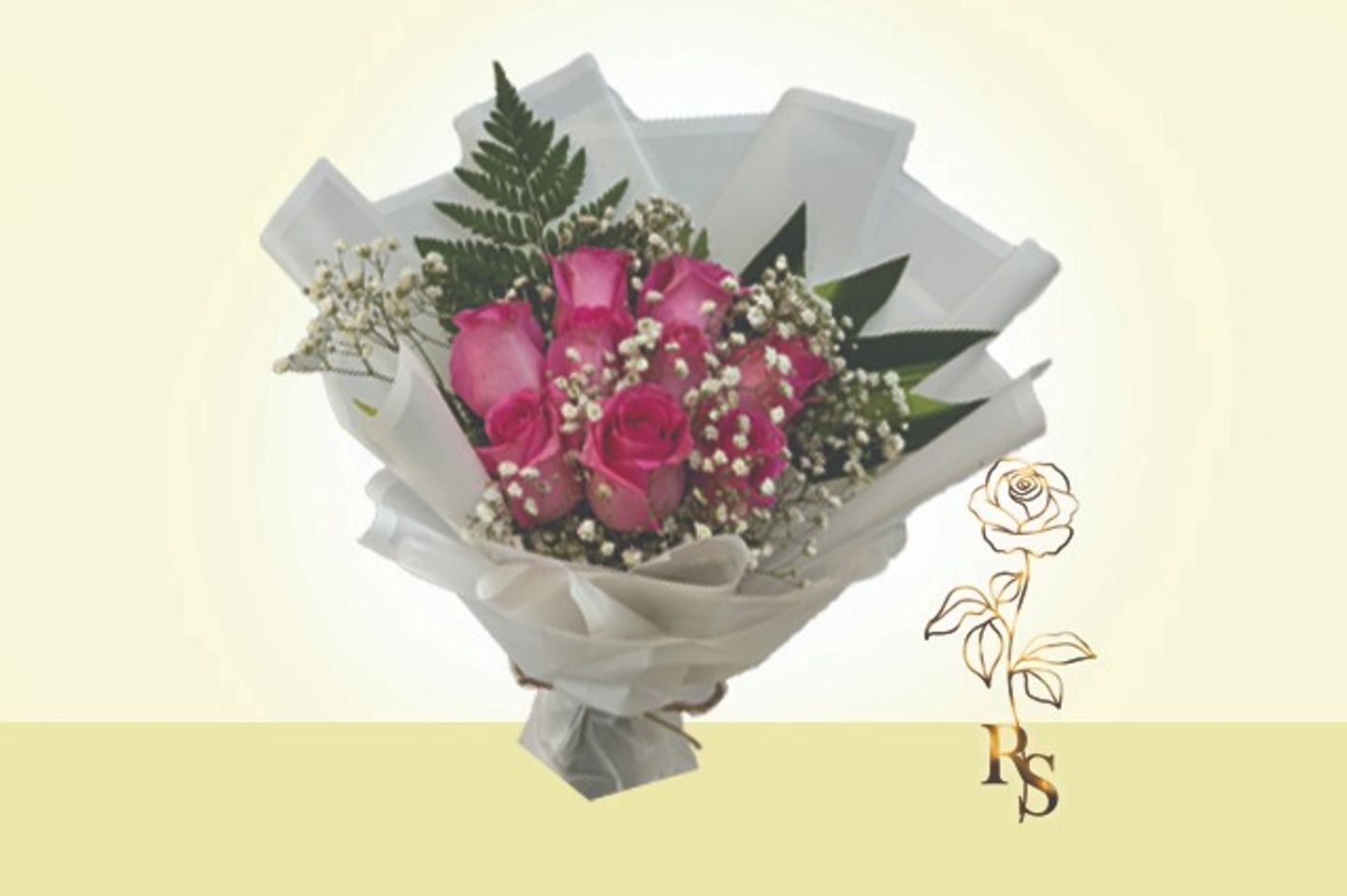 302 P Whisper Of Love Pink - 10 Roses