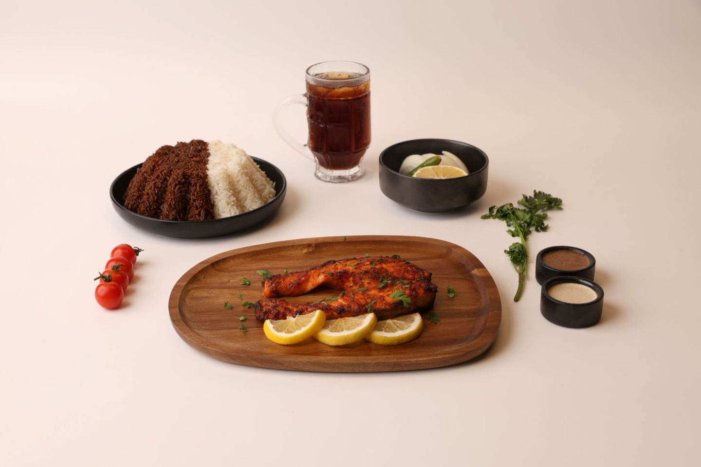 Salmon Meal Garlid - Grilled