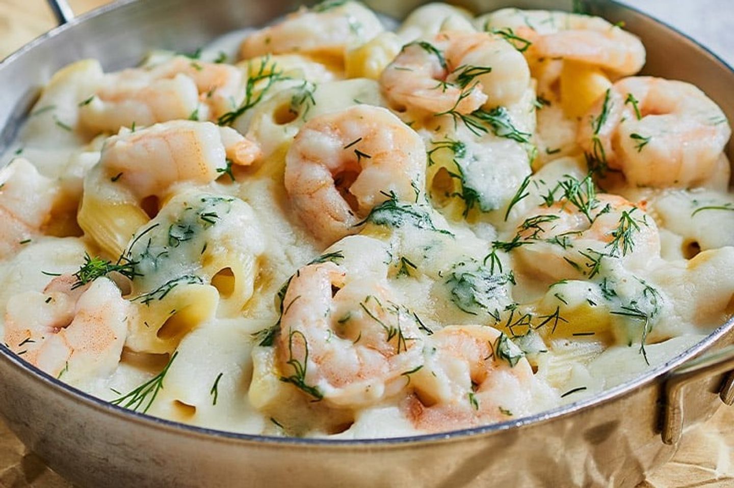 Shrimp Casserole - Cream Sauce
